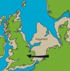 Na konci doby ledové byla Velká  Británie spojena s Evropou pevninským mostem nazývaným Doggerland, který sloužil jako kolonizační cesta. Tání  pevninského ledovce mělo za následek vzestup mořské hladiny a přerušení pevninského mostu přibližně před 8,5 tisíci let. Podle: B. J. Coles (1998), upraveno