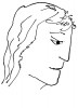 Fiktivní portréty některých uváděných postav: číšnice bohů Hébé. Orig. T. Pavlík