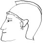 Fiktivní portréty některých uváděných postav: zakladatel Říma Romulus. Orig. T. Pavlík