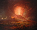 Joseph Wright of Derby – Erupce Vesuvu roku 1771 viděná z Portici (mezi 1774 a 1776). Převzato z Wikimedia Commons, v souladu s podmínkami použití 