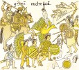 Pokrývka hlavy bojujícího aztéckého velitele ve tvaru kvesala chocholatého (Pharomachrus mocinno). https://en.wikipedia.org/wiki/Spanish_conquest_of_the_Aztec_Empire, v souladu s podmínkami využití