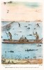 Indiáni při rybolovu. Orig. T. De Bry (16. století)