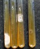 Kultivace plicní tkáně na Sabouraudově dextrózovém agaru a nárůst Rhizopus microsporus po 24 hodinách (tři zkumavky vlevo při 35 °C, jedna vpravo při 25 °C). Foto P. Lysková