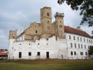 Zámek, někdejší hrad v Břeclavi poskytl mimořádně dlouhý významný úsek chronologie dubu. Zdrojem byl jeho základový rošt věže o rozsahu 376 letokruhů (880–1255). Díky stáří zdrojových stromů dosáhla letokruhová řada až do velkomoravského období. Foto J. Kyncl