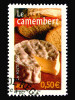 Plísňové sýry na známkách – camembert s porostem P. camemberti na povrchu, Francie 2003. Snímek z archivu A. Novákové