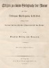 Titulní strana knihy Nástin zákoníku přírody z r. 1817