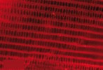 Úsek barvoměnné šupinky křídla samce batolce červeného formy clytie pomocí fluorescenční mikro­skopie osvětlen monochromatickým zeleným světlem o vlnové délce přibližně 530 nm. Výsledná emisní červená barva dosahuje vlnové délky zhruba 600 nm. Foto: G. M. Hagen a P. Křížek