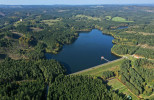 Vodárenská vodní nádrž  Landštejn v okrese Jindřichův Hradec. Foto P. Znachor