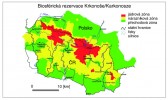 Péči o lesní ekosystémy se Správa parku snaží sjednotit s managementem navazujícího Karkonoskiego Parku  Narodowego. Podle: O. Schwarz (2011)
