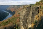 CHKO Labské pískovce – kaňon Labe u Tyršových věží. Foto Z. Patzelt