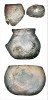 Typická keramika prvních zemědělců střední Evropy. Kultura s lineární  keramikou (5 700 – 4 800 př. n. l.). Foto R. Grabolle. Převzato z Wikimedia Commons v souladu s podmínkami použití