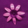 Květ orseje jarní (Ficaria verna) zachycený v ultrafialové části spektra (pod 400 nm) zviditelněné pro náš zrak. Foto P. Pecháček