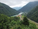 Lesnaté údolí řeky Chorokhi nedaleko gruzínsko-turecké hranice. Foto P. Novák