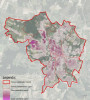 České Budějovice – místa s největší hustotou zalidnění. Orig. E. Semančíková 