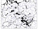 Mapa rozšíření středoevropského druhu kamyšníku přímořského (B. maritimus). Orig. M. Ducháček, Z. Hroudová a P. Zákravský