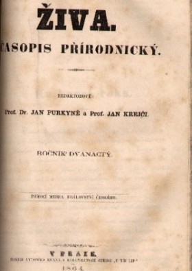 Obálka časopisu Živa 1864/2