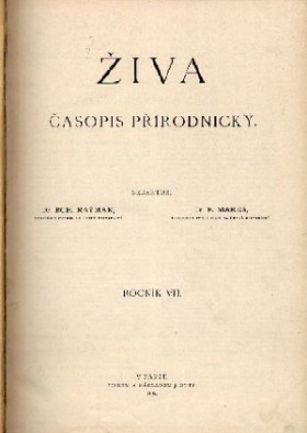 Obálka časopisu Živa 1897/1
