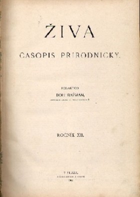 Obálka časopisu Živa 1902/1