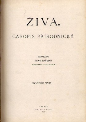 Obálka časopisu Živa 1907/1