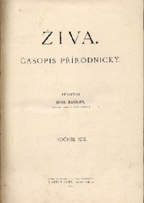 Obálka časopisu Živa 1909/10