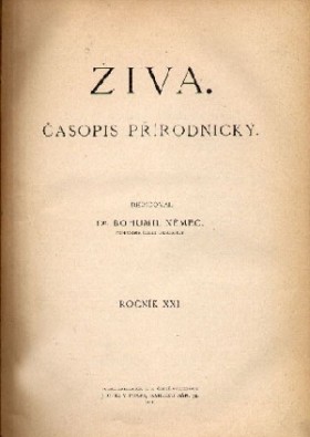 Obálka časopisu Živa 1911/1