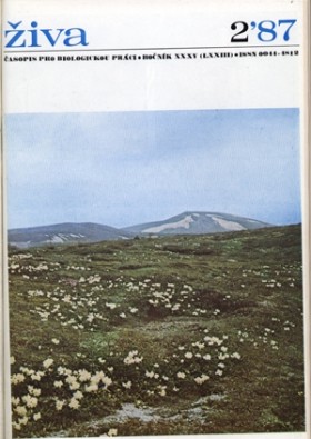 Obálka časopisu Živa 1987/2