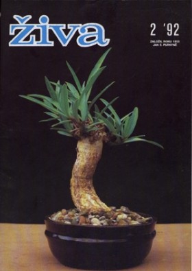 Obálka časopisu Živa 1992/2