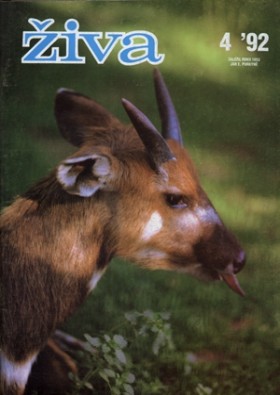 Obálka časopisu Živa 1992/4