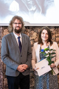 Jan Votýpka a laureátka Purkyňovy ceny Pavla Tůmová. Foto J. Plavec, SSČ AV ČR