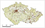  Známý výskyt zavíječe zimostrázového v České republice. Orig. platforma NAJDI.JE